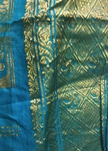 My grandmother gold jari saree
