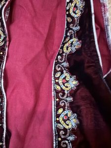 Elegant Floral Velvet Gown        pricedrop now