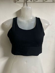 Comfortable Black Sports Bra