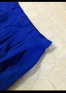 Blue Highwaisted Mom fit Pants
