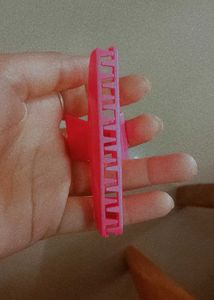 Pink Hair Claw Clip