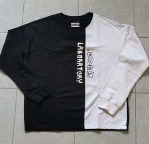 Black &amp; White Colorblocked Sweatshirt ❤️