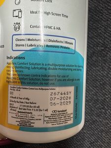 Aqualens Comfort Solution - 2 x 60ml