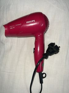 Compact Pink Hair Dryer