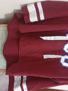 Maroon "1968" Hoodie Top