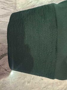 Elegant Emerald Kurta with Gold Embellishments