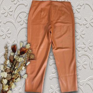 Plus Size Ankel Length Leather Pant Fits 38 To 44
