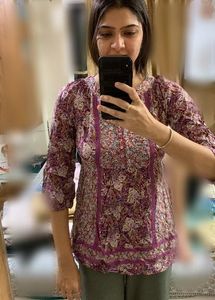 Bohemian Floral Print Kurta