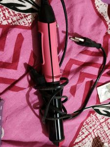 Pink Hair Curler