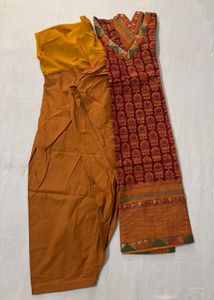 🆕2pc Cotton Kurta Suit Salwar