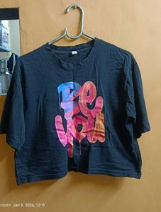 Graphic Print Crop T-Shirt