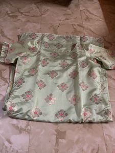 Elegant Kurta Set with Brocade Work