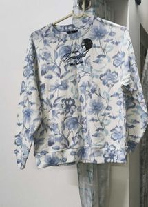 Floral Print Sweatshirt