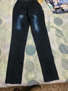 Stylish Dark Blue Jeans for 5-6 years girl