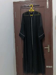 Elegant Black net abhaya