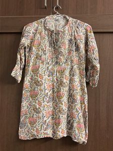 Floral print kurti