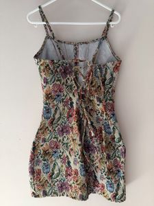 Urbanic Floral Tapestry Mini Dress