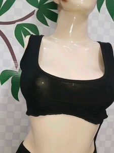 (743)Black Two-Piece Set