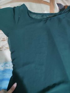 Green Sheer Blouse