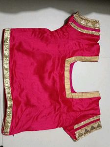 Pink & Gold Blouse