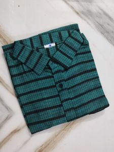 Men's Striped Short Sleeve Shirt