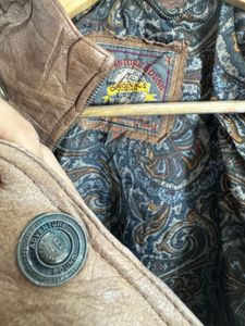 Vintage Brown Leather Jacket