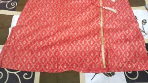 Elegant Red Printed Kurta