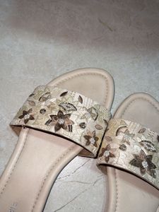 Embellished Flat Sandals