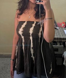Boho Smocked Tube Top