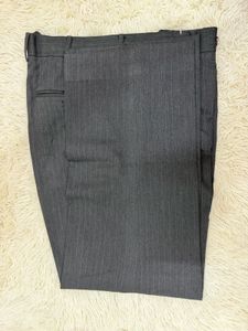 Men's Grey Striped Trousers