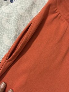 Orange Casual Sweatpants