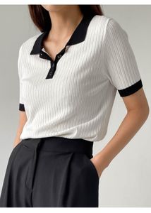 Cute White Polo Top