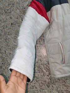 Color Block Puffer Jacket