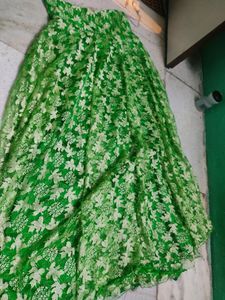 Green Embroidered Outfit