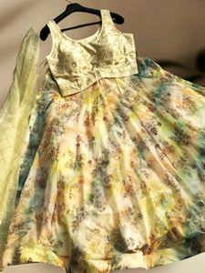 🆕🆕Multicolour Ready To Wear Lehenga Choli