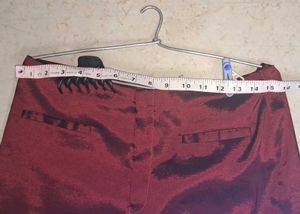 Chic Red Blazer &amp; Pants Set