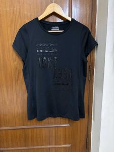 Kappa Black Graphic T-Shirt
