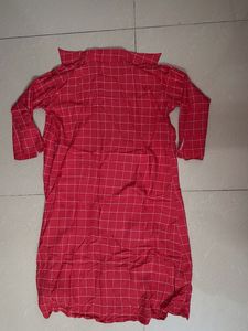 Red &amp; White Checkered dress