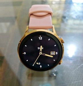 Stylish Smart Watch with Pink Strap