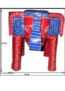 Pair Of Wooden Elephant Stand