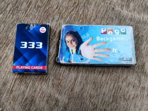 Playing Cards & Backgammon Game Set
