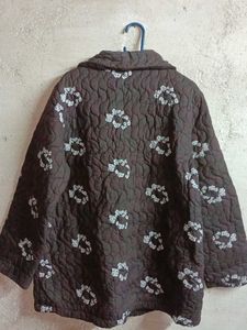 Quilted Floral Print Jacket