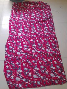 Vibrant Floral Print Dress Material