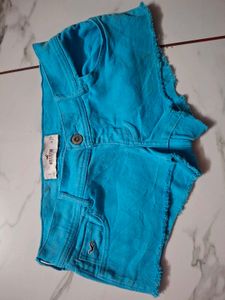 Hollister Blue Denim Shorts