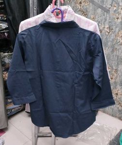 Elegant Navy Blue Shirt
