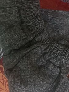 Grey Tweed Smart Woollen Pants