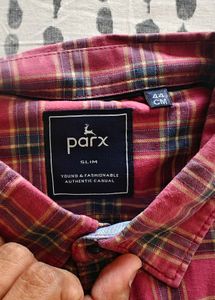 Parx Red Checked shirt size -44