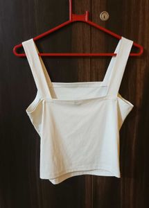 White Crop Top