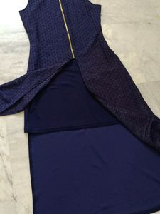 Meraki 1 Peice Double Layered With Front Zip