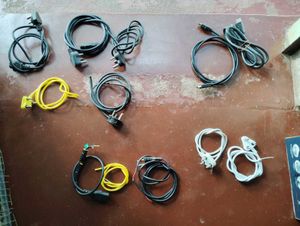 2 hdmi unused  and NINE 3 pin cord used